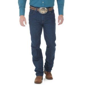 Wrangler Performance Cowboy Cut Slim Fit Jean in Prewash Size 34 X 30 NWT $54
